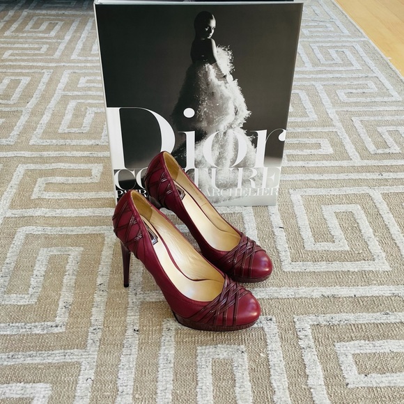 Dior Lattice Platform Heels - Picture 3 of 9